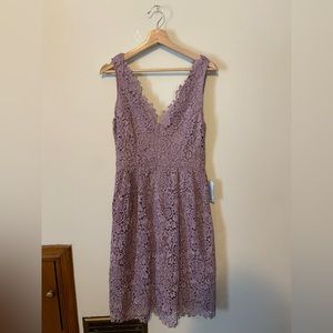 Astr the label lace midi dress size L NWT